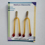 Matchstick Earrings