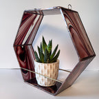 Hex Planter Tortoise Shell