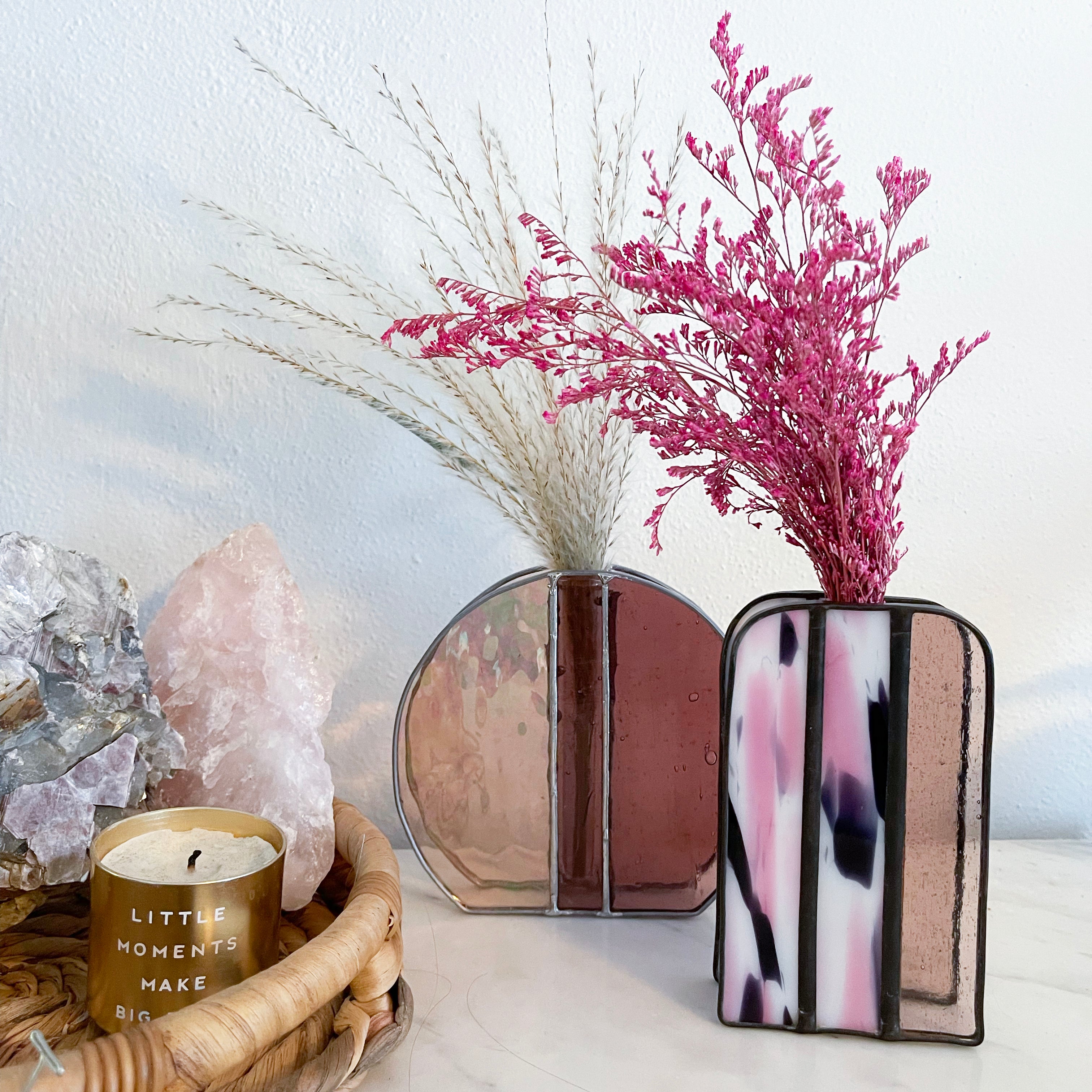 Arched Bud Vase Confetti