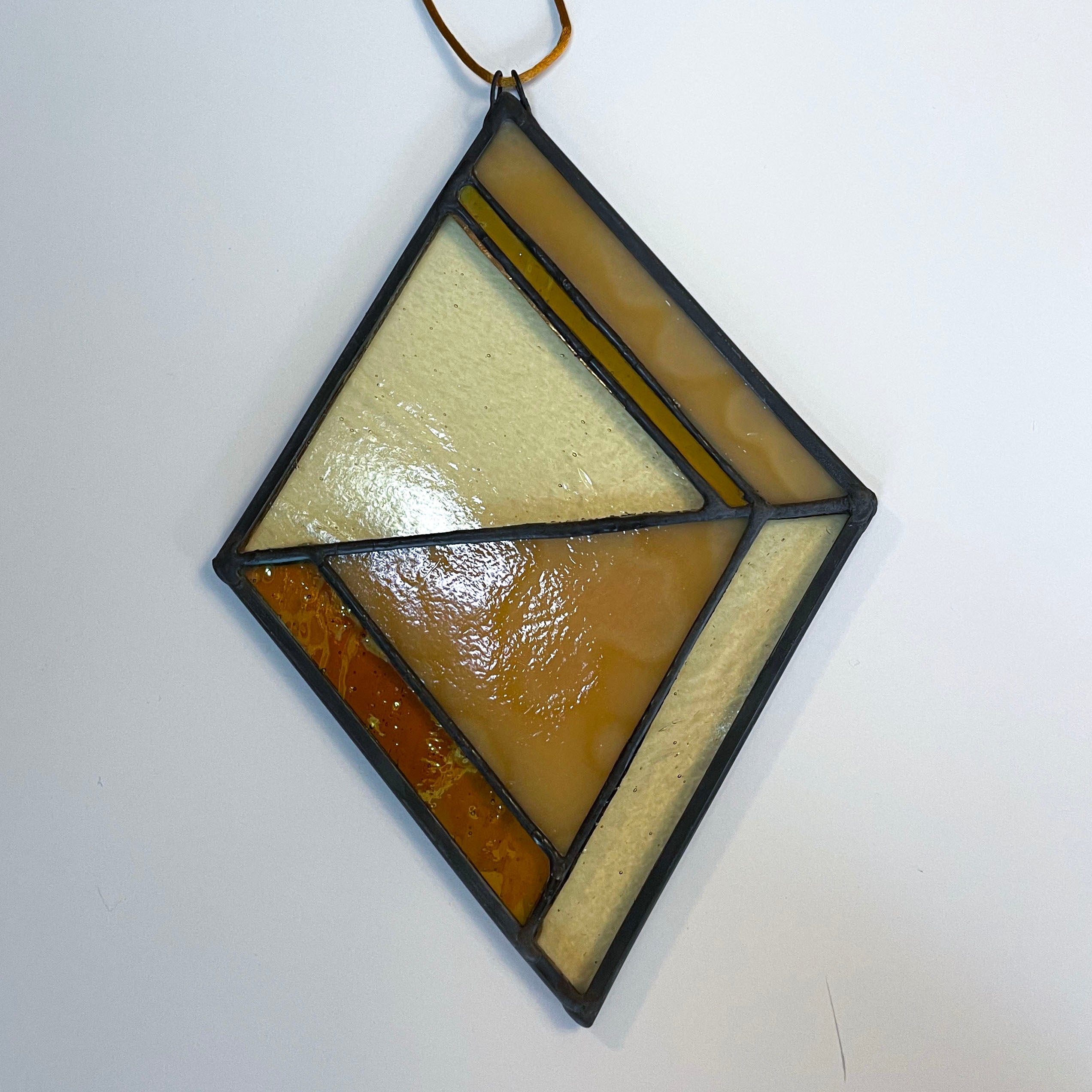 Triangle Sun Catcher Gold