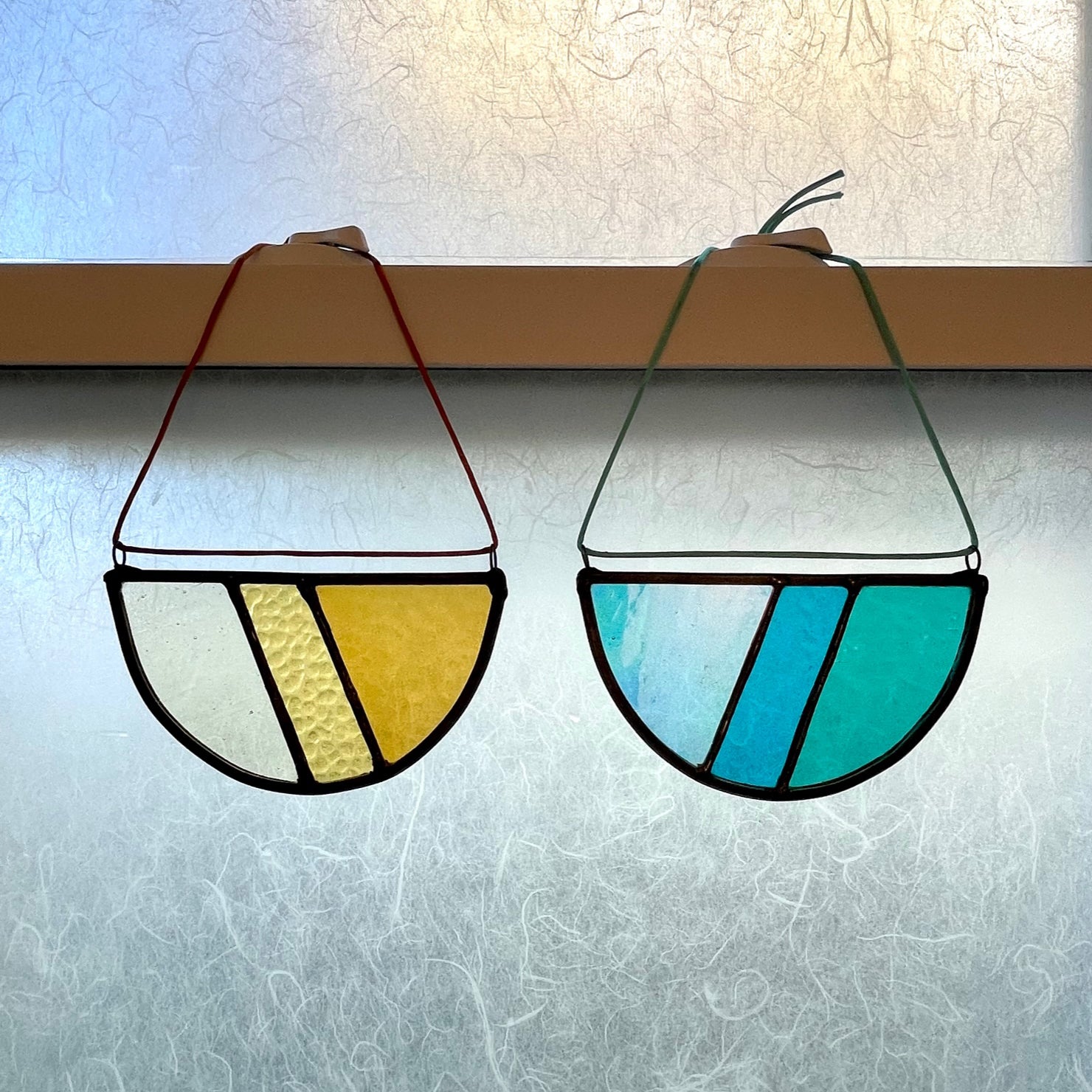Semicircle Sun Catcher Mosaic
