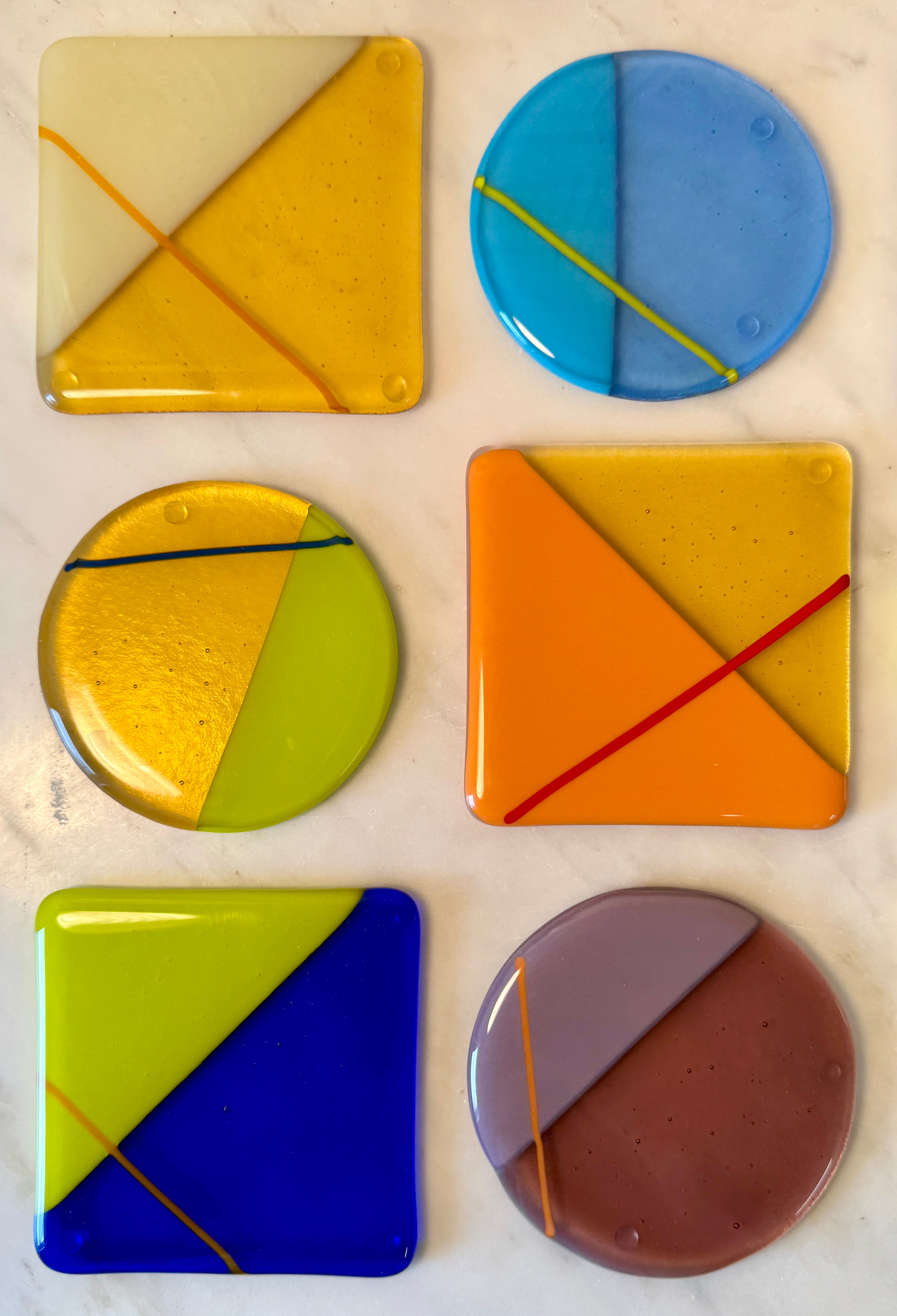 Geometric Coaster Set