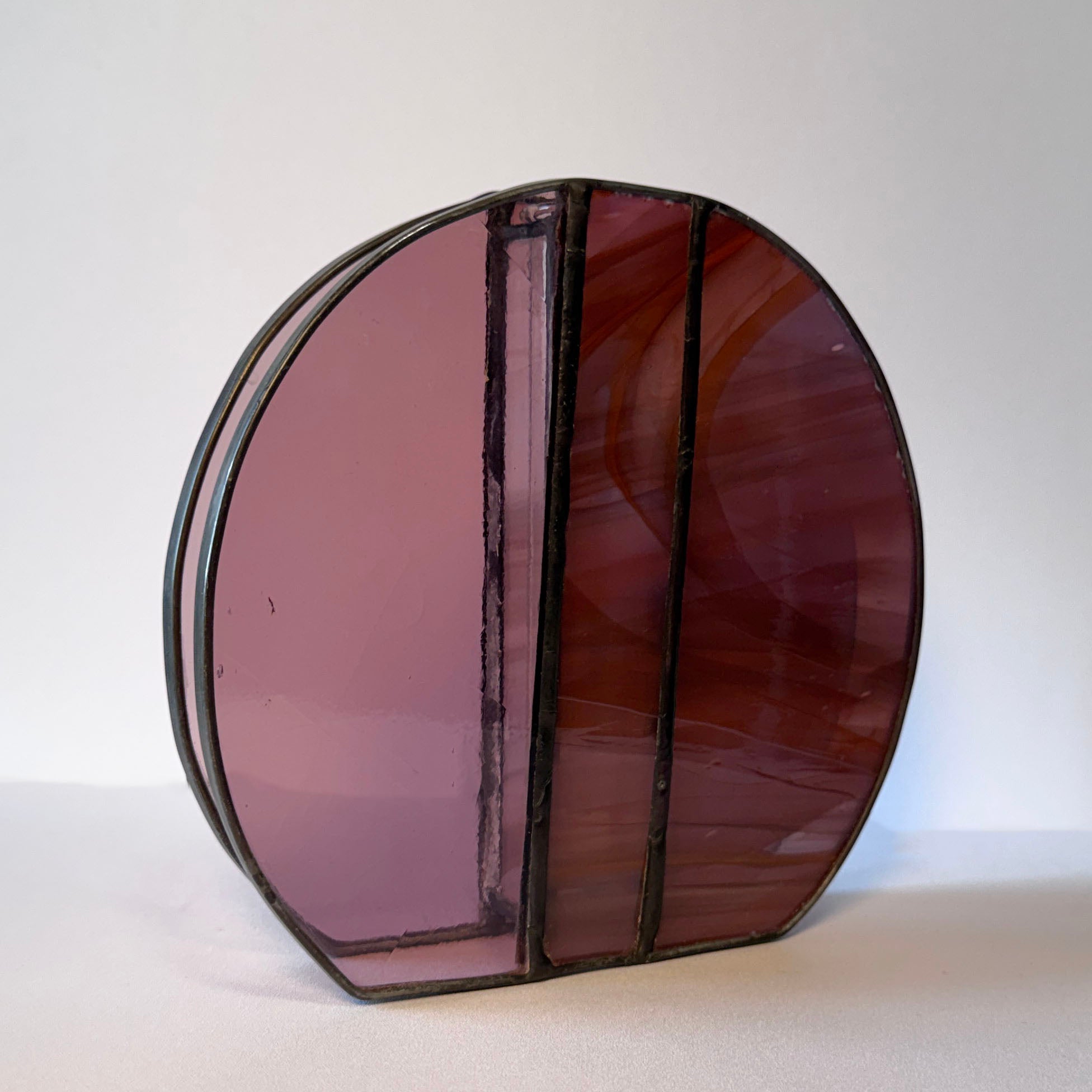 Round Bud Vase Mauve